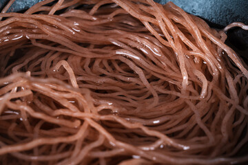 Yunnan special food Jianshui County red rice noodles