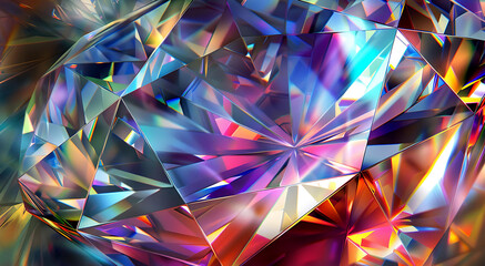 Shining diamond background