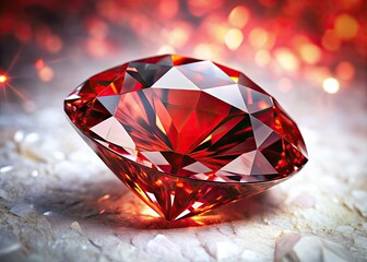Luxury redefined:  captivating red diamond jewelry photography, perfect for elegant gemstone image stock.