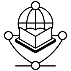 Knowledge Flow Line Art Vector Designs