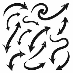Obraz premium Arrow Set Icon