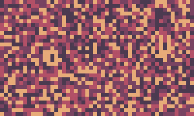 Abstract pixel art background.  Earthy tones create a textured, vintage feel. Ideal for website banners, social media, or print projects needing a retro aesthetic. Seamless pattern for repeating use.