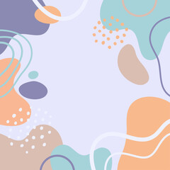 Colorful art background design. Template banner and cover for social media ad, template special promo new arrival sale.