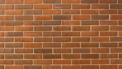 Fototapeta premium brown brick wall as a graphic resource and background texture, fragment of a wall or fence made of brown blocks of different tones