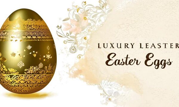 easter egg design on background