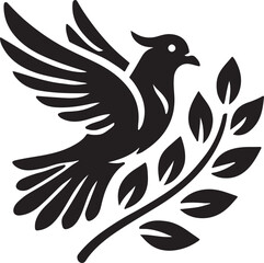 Fototapeta premium dove with wings