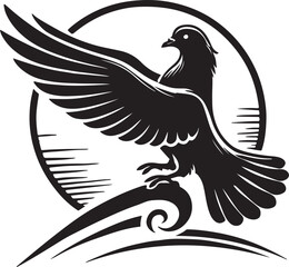 dove of peace vector