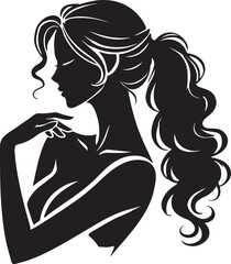 silhouette of a woman
