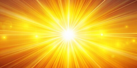 Obraz premium Bright Sunny Day Clipart: Cheerful Yellow Sunbeam Illustration