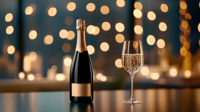 Toast to unforgettable memories with a bottle of champagne, perfect for celebrating life's special moments.