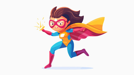 Stay Cool Landing Page Template with Funny Girl Character