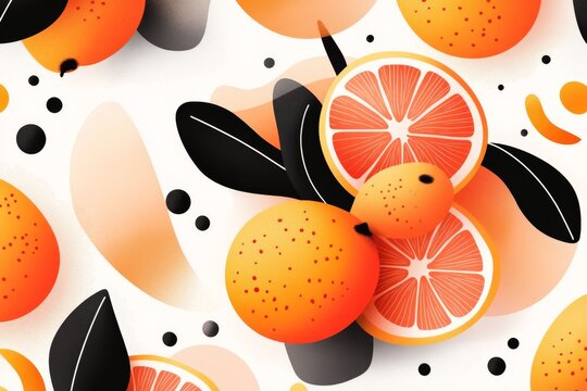 A kumquat-themed cookbook cover featuring a bright and colorful fruit design