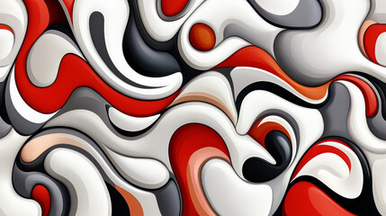 Fototapeta premium Abstract swirling pattern with vibrant colors