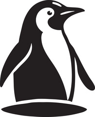 penguin on a white background