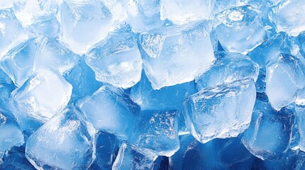 Geometric blue ice texture background with sharp edges and cool hues