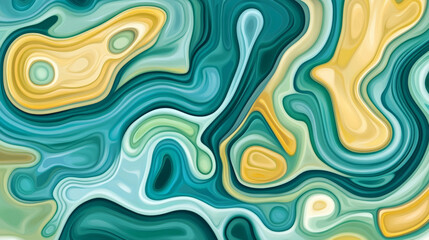 Abstract fluid pattern with vibrant colors