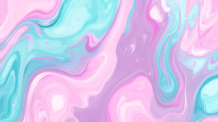 Colorful abstract swirl pattern with pastel tones