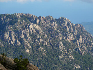 Fototapeta premium Corse - Randonnée - Punta Velaco - Aiguille de Bavella