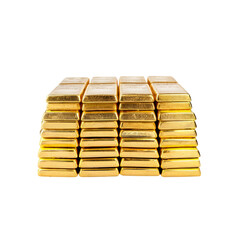Golden Bars Stack: A glistening stack of pure gold bars, symbolizing wealth, prosperity, and financial success.  A perfect image for concepts related to investment, luxury, and economic growth. 