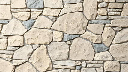 Obraz premium Textured Stone Wall Background with Space for Text. Generative AI