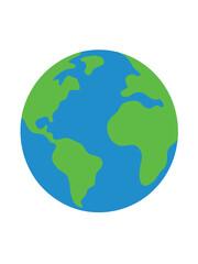 Fototapeta premium Earth vector art on white background 