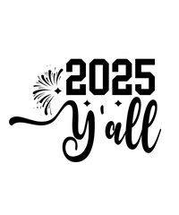 Happy New Year 2025 Png Svg Bundle, Hand Lettered New Year Ornaments SVG, New Years SVG, New Year Sublimation, New Year Quotes,Happy New Year 2025 Design Bundle PNG, 2025 Doodles, New Year Stickers, N