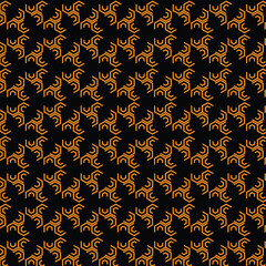 Flower geometric pattern. Seamless vector background. White and gray ornament