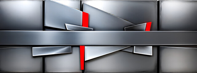 illustrazione sfondo con elementi astratti a tema geometrico surreale