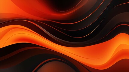 Obraz premium Abstract Orange Particle Wave Background