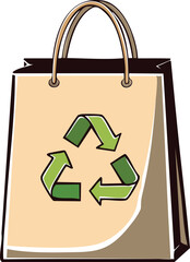 Recycle bag with logo