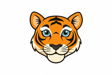 tiger head vector