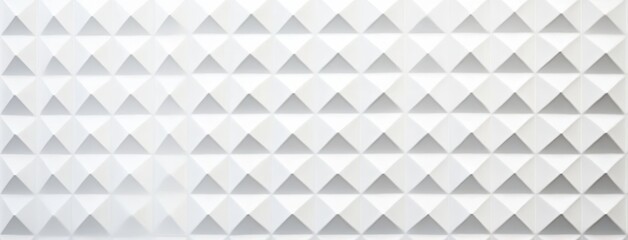 Geometric White Textured Background with Dimensional Pattern