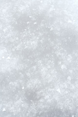 Texture of snow surface. Abstract white natural background 