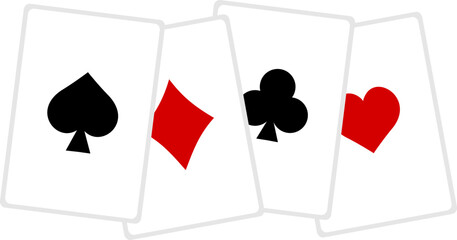 Playing Cards Illustration with Ace and King