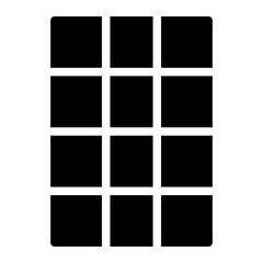 chocolate glyph icon