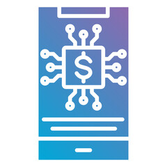 Dollar Microchip Icon