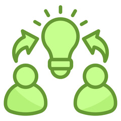 Knowledge Sharing Icon