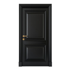 Modern Black Wooden Door