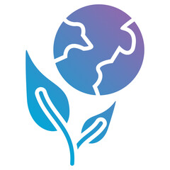 Naklejka premium Planet Earth Icon