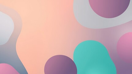 Abstract Gradient Background: A dreamy and ethereal backdrop with a gradient of soft, pastel hues, featuring abstract shapes and fluid lines for a modern and artistic feel.