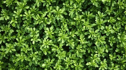 Close-up of fresh dill leaves growing vibrantly in a garden, their feathery texture and bright green color standing out, with ample copy space.