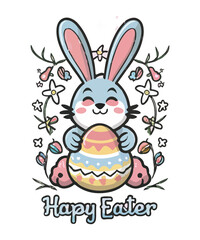 Happy Easter, T Shirt Design/ SVG