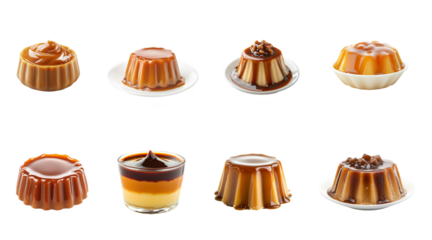 Classic Caramel Pudding Dessert Set 