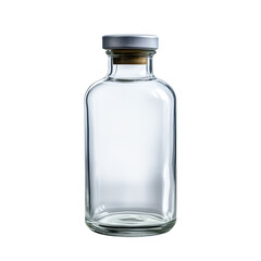 Empty Glass Medical Vial