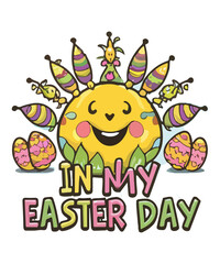 Happy Easter, T Shirt Design/ SVG