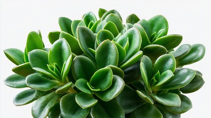 Fototapeta premium Close-up succulent plant, bright background, home decor, stock