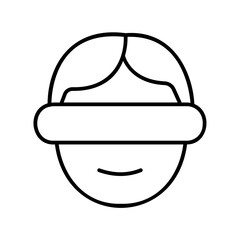 Fototapeta premium Blindfolded Eyes