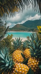 Fototapeta premium Tropical Beach Scene