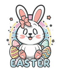 Happy Easter, T Shirt Design/ SVG