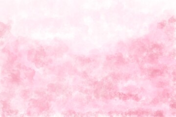 柔らかなピンクの水彩風抽象背景 | Soft Abstract Watercolor Background in Pinkワーク